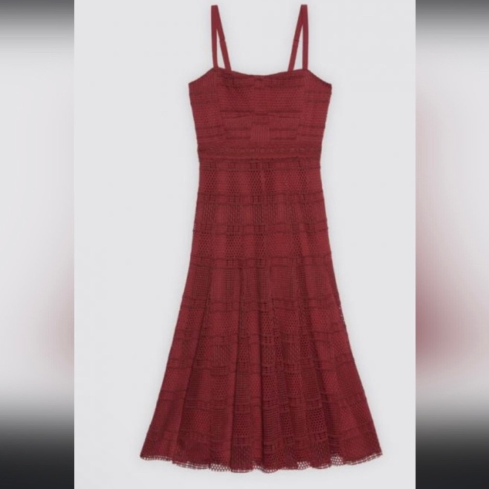 Sandro burgundy dress